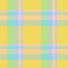 Rainbow Pastel Plaid textured Seamless Pattern