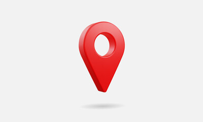 3D Realistic Location map pin gps pointer markers vector illustration for destination.