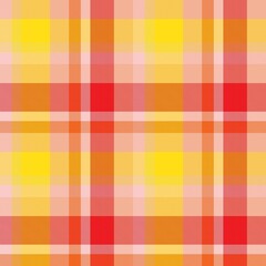 Rainbow Plaid Tartan Checkered Seamless Pattern