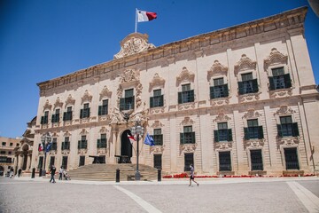 Fototapeta na wymiar Views from around Valletta, the capital of Malta