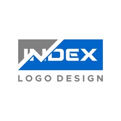 Clean and bold wordmark logo about index.
EPS 10, Vector.