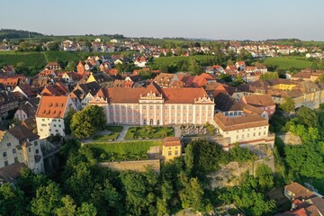 Fototapeta na wymiar New Castle in Meersburg also called Neues Schloss (Meersburg)