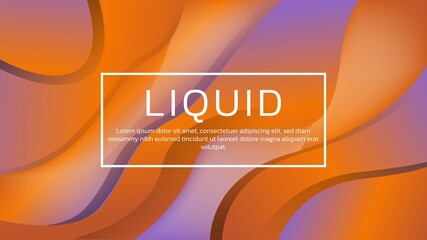 Abstract 3D Liquid Gradient Background with Soft Color for Web Landing Page and Wallpaper
