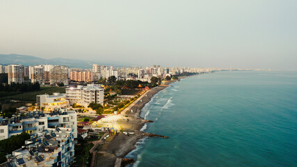 Obraz premium Sunset over the sea