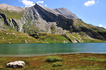 Le lac Egorgeou dans le parc régional du Queyras, dans les Alpes françaises.