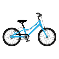 Modern city or mountain bike with V-brakes. Multi-speed bicycle for adults or teenagers