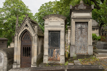 Naklejka premium Friedhof, Grabstein, Statue