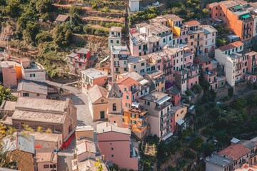 Views of Manarola in Cinque Terre, Italy