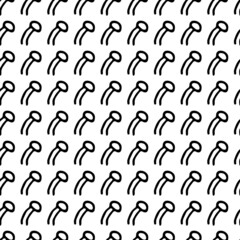 Seamless black and white background spike