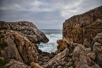 Vista del Mar en acantilado Suances