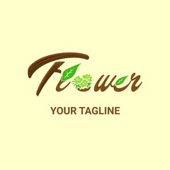 flower logotype design