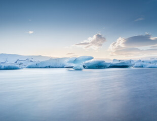 Fototapeta na wymiar iceberg in the sea