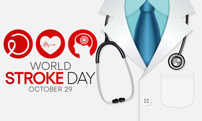 World Stroke day is observed every year on October 29, A stroke occurs when the blood supply to part of your brain is interrupted or reduced, preventing brain tissue from getting oxygen and nutrients.