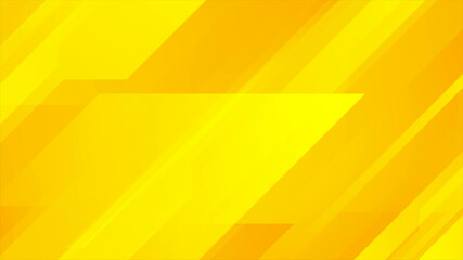 Abstract bright yellow tech geometric background