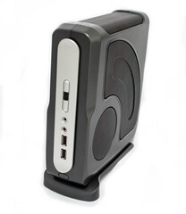 Obraz premium Computer isolated on white