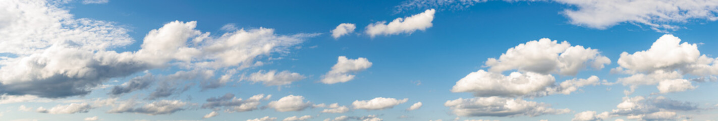 Naklejka na ściany i meble white nice clouds on a background of blue sky