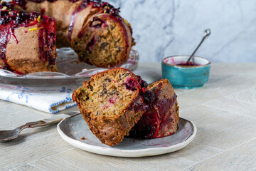 Courgette bundt cake