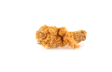  fried chicken isolated on white background