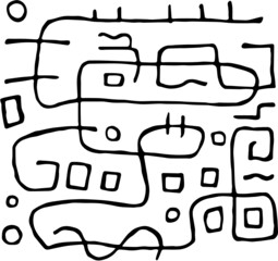illustration of an background abstrakt etnic