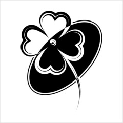 Clover Four Leaf Icon M_2108001