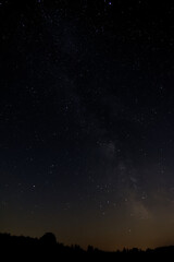 Fototapeta na wymiar Milchstrasse, leuchtende Sterne, Nachthimmel
