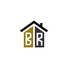 br home logo design vector luxury linked