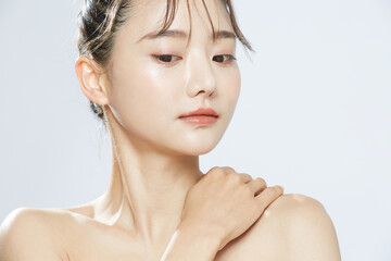 美しい女性のビューティーコンセプトのポートレート