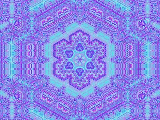 Abstract Kaleidoscope Digital Art Background Wallpaper