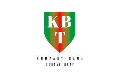 KBT shield creative latter logo victor