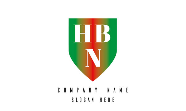 HBN shield creative latter logo victor