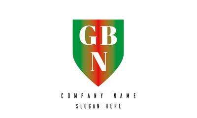 GBN shield creative latter logo victor