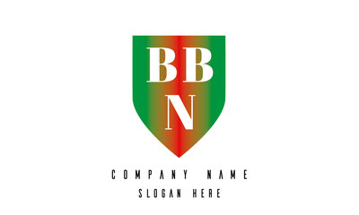 BBN shield creative latter logo