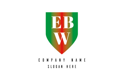 EBW shield creative latter logo