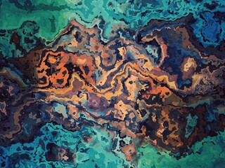 Abstract Marble Digital Art Background Wallpaper