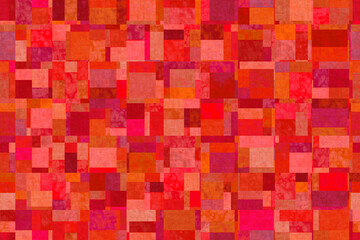 ピンクのモザイク模様