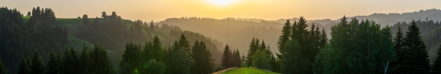 Emmental in der Schweiz Im Sommer