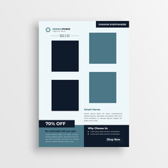 Annual report cover template - Corporate flyer template