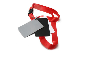 three cards for adjusting the white balance in the photo on our ribbon