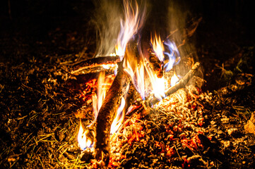 Fire on the night