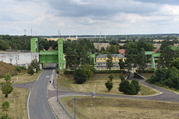 Schiffshebewerk an der Elbe