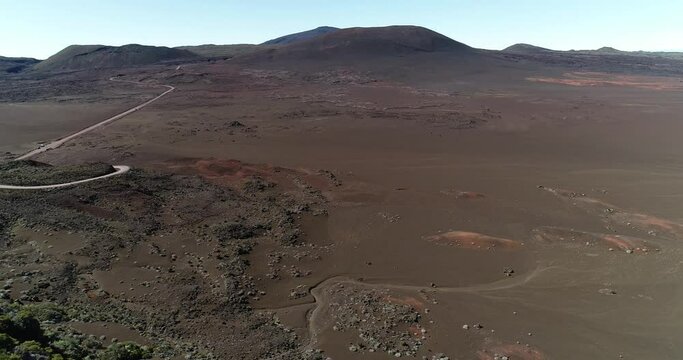 Le volcan le Piton de la Fournaise sur l'Ile de La R&eacute;union