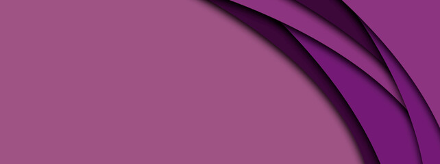 Modern geometric background with purple layers for banner concept