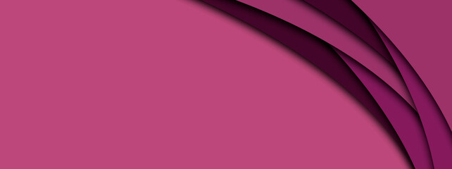 Abstract background with pink layers for banner