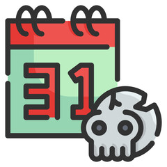 Fototapeta premium calendar line icon