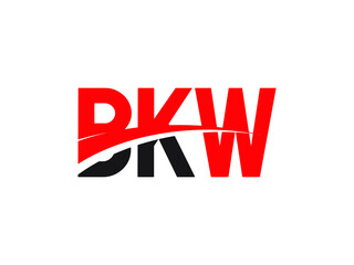 BKW Letter Initial Logo Design Vector Illustration