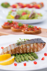 salmon steak