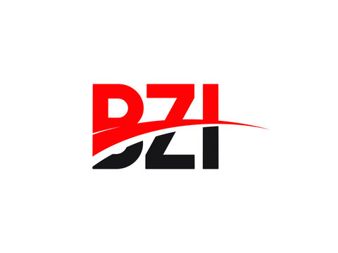 BZI Letter Initial Logo Design Vector Illustration