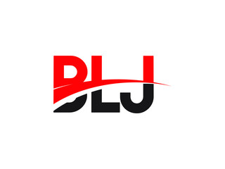 BLJ Letter Initial Logo Design Vector Illustration