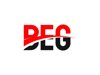 BEG Letter Initial Logo Design Vector Illustration
