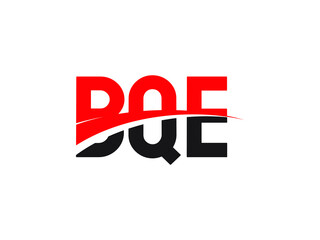 BQE Letter Initial Logo Design Vector Illustration